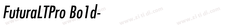 FuturaLTPro Bo1d字体转换